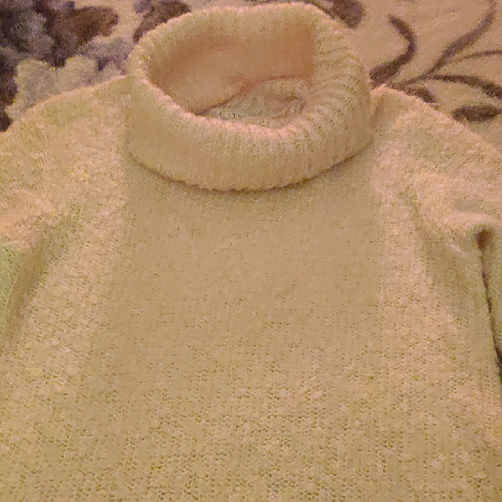The Sweater Collection Cozy Cream Handmade Turtleneck Sweater